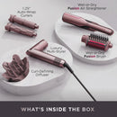 Secador Y Plancha Shark Flexstyle 5 En 1. Cepillo Estilizador Blower De Cabello HD642S.