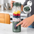 Licuadora personal Ninja Blast Green. Minibatidora portátil, recargable para smoothies, batidos de proteínas, pica hielo y frutas congeladas.