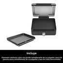 Plancha Y Parrilla Eléctrica De Interior Ninja Sizzle. 2 En 1 Con Placas Intercambiables Antiadherentes De 14 Pulgadas.