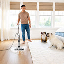 Limpiador a vapor Eléctrico Shark Steam & Scrub 120V. Limpieza Y Desinfección Con Vapor y Cepillos Giratorios Para Pisos. Incluye 2 almohadillas de microfibra.