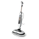 Limpiador a vapor Eléctrico Shark Steam & Scrub 120V. Limpieza Y Desinfección Con Vapor y Cepillos Giratorios Para Pisos. Incluye 2 almohadillas de microfibra.