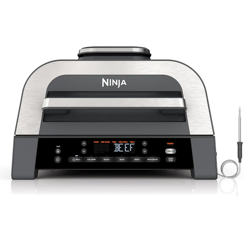 Freidora de aire y Parrilla Eléctrica Multifunción 6 en 1 Ninja Foodi Smart XL Con Termómetro Inteligente integrado.