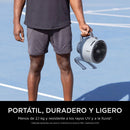 Ventilador Portátil Shark FlexBreeze HydroGo con Nebulizador. Abanico Inalámbrico, Recargable IPX5 para Interior y Exterior.