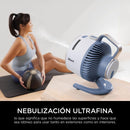 Ventilador Portátil Shark FlexBreeze HydroGo con Nebulizador. Abanico Inalámbrico, Recargable IPX5 para Interior y Exterior.