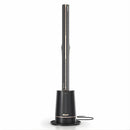 Ventilador de torre sin aspas Shark TurboBlade Ultra Customizable. Abanico oscilante silencioso con control de flujo de aire. Color charcoal.
