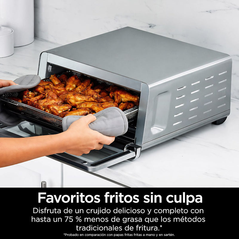 Horno Tostador con Air Fryer Ninja Flip OvenCrisp. Freidora de aire y Horno eléctrico multifuncional 8 en 1.