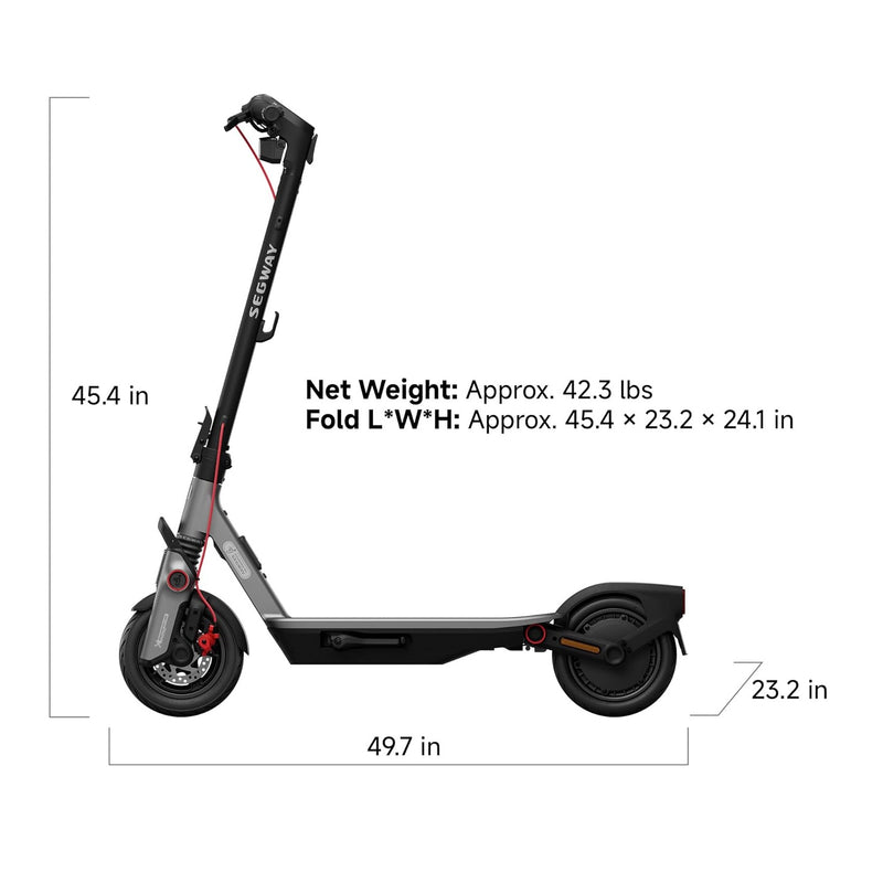 Scooter Segway Ninebot F3 eKickScooter Monopatín. Autonomía de hasta 70 Km.