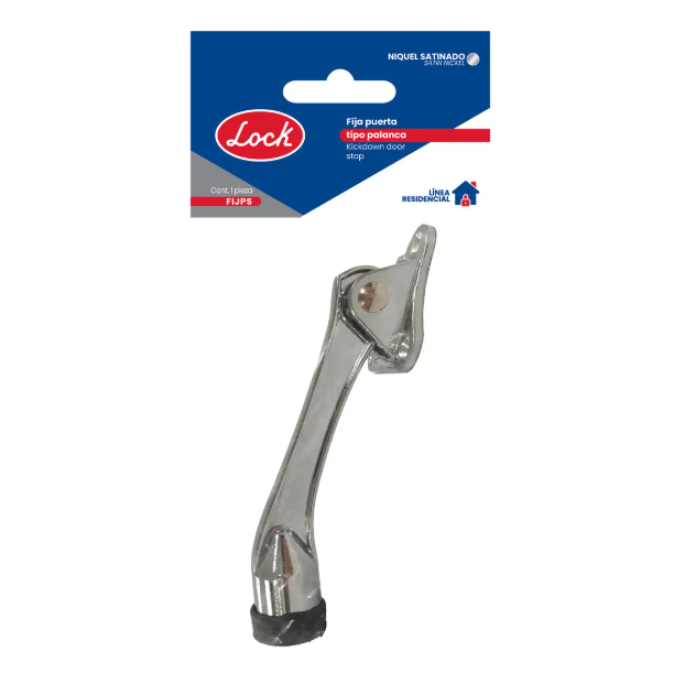 Fija puerta tipo palanca cromo brillante Lock.