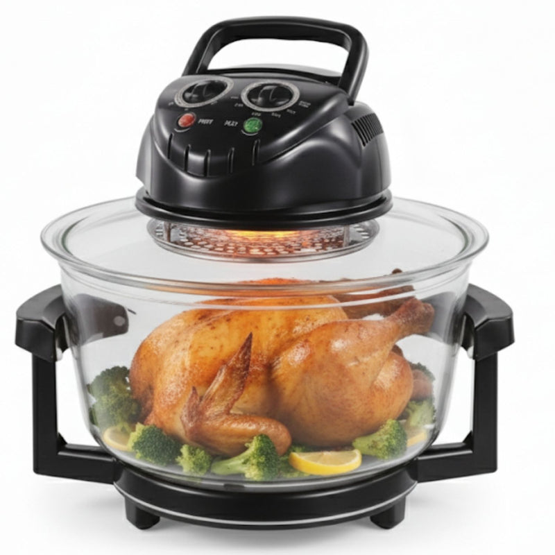 Air Fryer 8 en 1 20L 3500W  Horno halógeno multifunción para asar, hornear y freír sin aceite