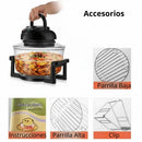 Air Fryer 8 en 1 20L 3500W  Horno halógeno multifunción para asar, hornear y freír sin aceite