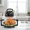 Air Fryer 8 en 1 20L 3500W  Horno halógeno multifunción para asar, hornear y freír sin aceite