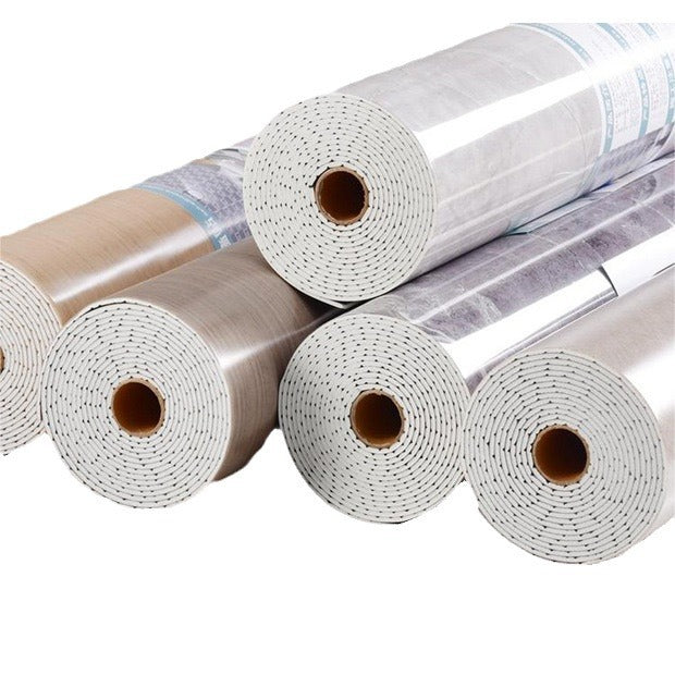 Lámina autoadhesiva panel Decorativo PU 1.22 m x 2.80 m x 2.4 mm. Acabado: Grey Gold Marble