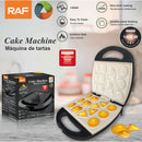 Máquina de Mini Galletas Tartas 1400W Antiadherente con Calor Doble y Cocción Uniforme 110V /60hz.Cookies Maker