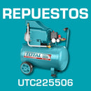 Repuestos de Compresor de aire 2.5Hp 50L. Código UTC225506.