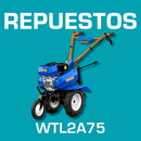 Repuestos de Motocultor motoazada a gasolina 170F(7.0HP). Código WTL2A75.