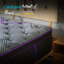 Colchones Royal 5 Star Hotel  Firmeza 5 Carbone Max Rest Empacados Al Vacío Pillow Top Colchón Calidad Hotelera Memory Foam Con Resortes 35Cm Espesor (13.7")