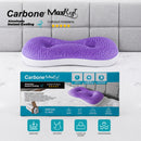 Almohada Cervical Ergonómica 64x36x7cm Carbone MaxRest. TPE Refrigerante Con Enfriamiento Instantáneo y Soporte Cervical. Calidad Hotelera 5 Estrellas.