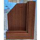 Esquina muestra de exhibición puerta WPC color ROBLE 280X350MM