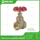 Válvulas De Compuertas De Latón Roscable 200 PSI. Para Agua, aceite y gas.