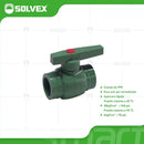 Válvulas de Bola PPR. Conectores de Esfera Termofusión para Agua. Apertura Rápida.