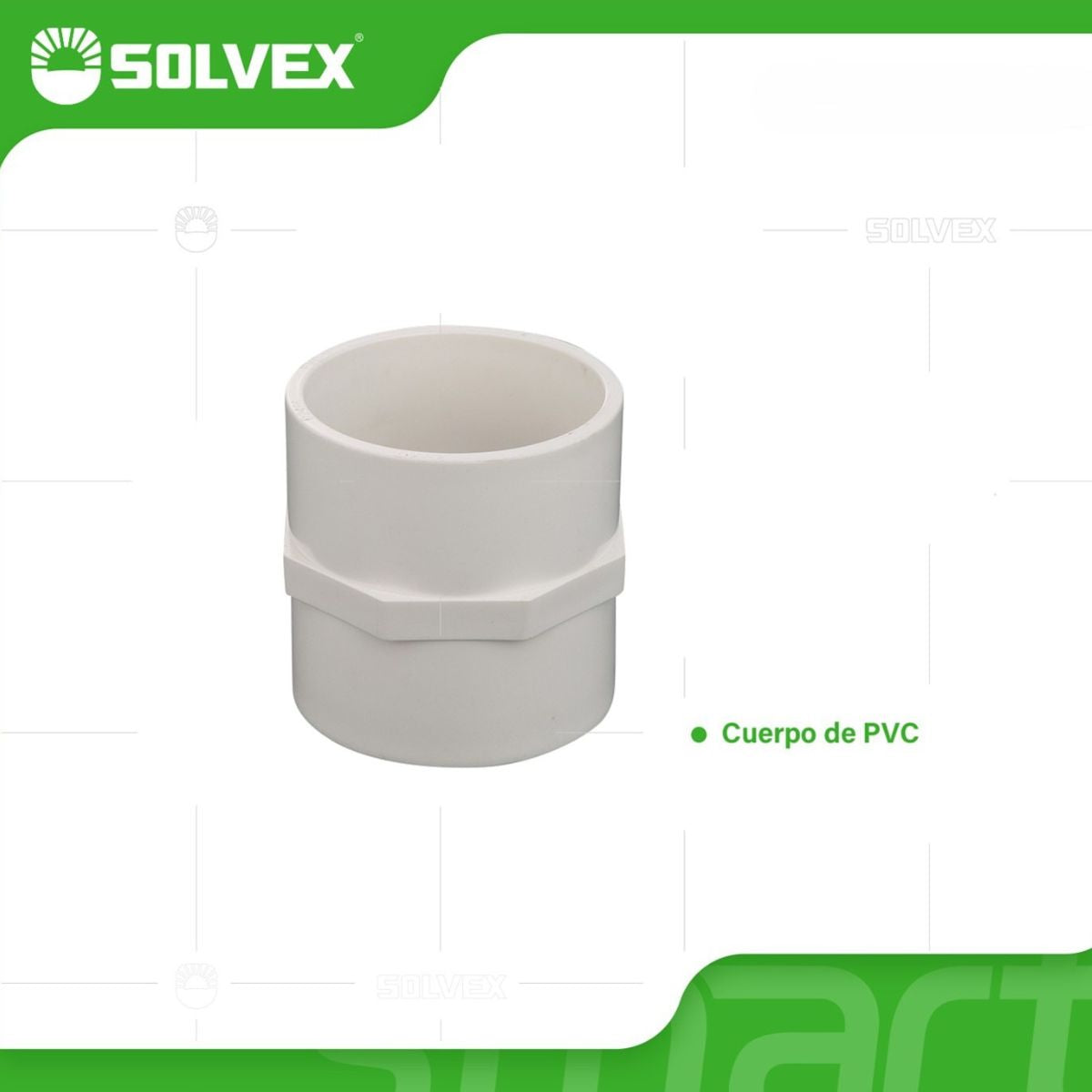 Adaptadores Hembras de PVC. Conectores Roscados para Tuberías de Agua Potable.