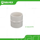 Adaptadores Hembras de PVC. Conectores Roscados para Tuberías de Agua Potable.