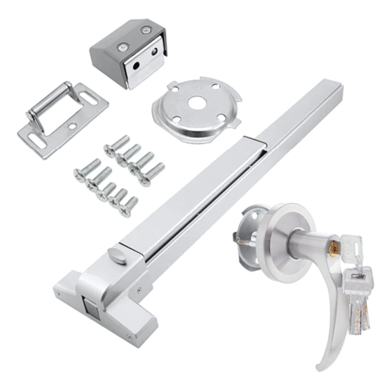 Barras antipanico para puertas contra incendio con cerradura