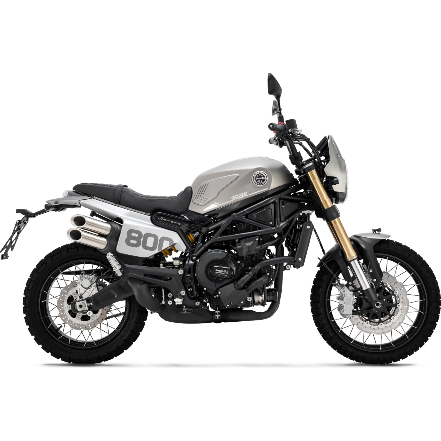 Benelli Leoncino Trail 800. 754cc Motor Bicilindrico enfriado por liquido.