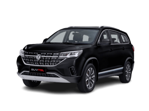 T5L SUV 7 Pasajeros Dongfeng Forthing 1.5T / 6AT Automático . STANDART Exterior NEGRO / Interior Negro