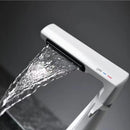 Grifo para lavamanos 21 cm Monomando pluma lavabo color Blanco de alta calidad