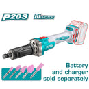 Mototool Esmeril Recto 20V Motor sin escobillas.  Punta 6mm (1/4”) No incluye Batería y Cargador. Motortool amoladora recta