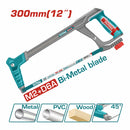 Segueta Industrial para Metal de 300 mm / 12" para trabajo pesado. Incluye 1 Hoja de Sierra