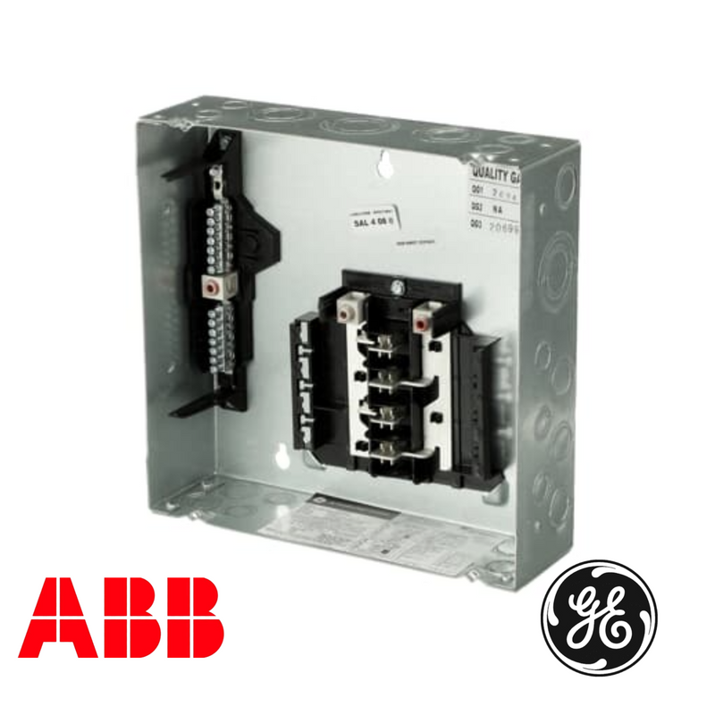 Panel eléctrico 125A, 120/240V 6Cts. Caja Breaker General Electric (GE) Tablero Eléctrico TLM612FCUD