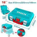 Caja de Herramientas Apilable 16" 410 *320*148 mm Carga máx: 15Kg. Fácil organización.