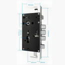 Cerradura De Seguridad Embutida Antiganzúa Antirrobo Lengüeta Cuadrada Doble De Acero Inoxidable. Para Puertas 45 a 55mm Cilindro Nivel C.