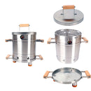 Barriles Ahumadores de Acero Inoxidable 304. Asadores portátiles Para Parrilladas Y Barbacoas.