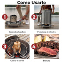 Barriles Ahumadores de Acero Inoxidable 304. Asadores portátiles Para Parrilladas Y Barbacoas.
