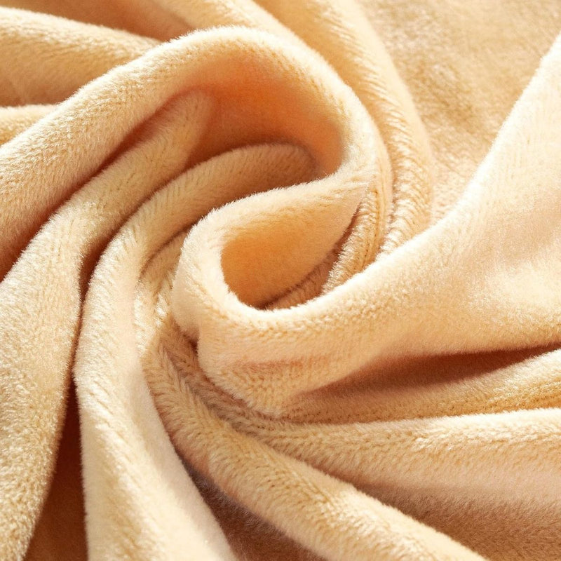 Fundas Elásticas para Sofás. Cubiertas Protectoras para sillones de Terciopelo Suave. Color Beige.