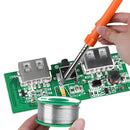 Rollos Cautin Estaño Alambre De Soldadura Sin Plomo 99.3% (50 Grs). Contenido Fundente 2%. Punto Fusión 227°C Para Electrónica Y Reparaciones.