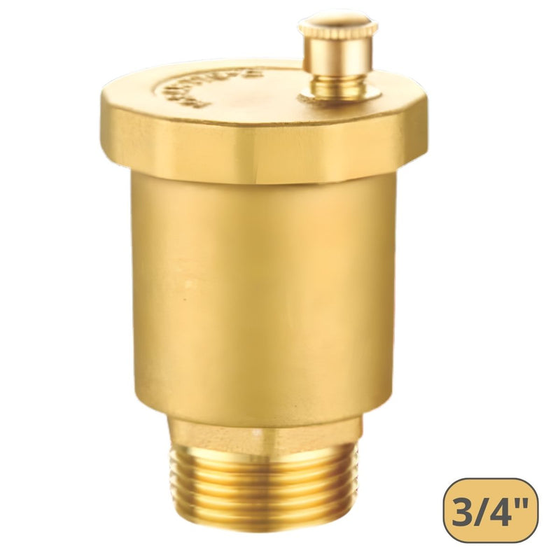 Válvula De Aire Automática De Latón DN20 3/4” Para Calderas, Radiadores Y Sistemas De Agua
