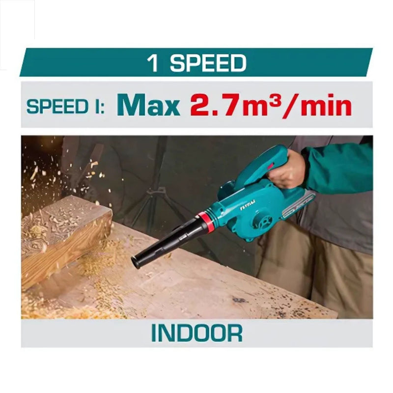 Soplador Blower 20V 1800 rpm 2.7m³/min Incluye batería y cargador. Soplador de hojas inalambrico