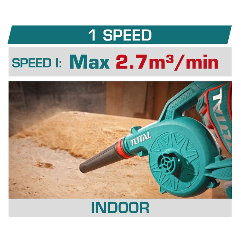 Soplador Blower 20V 18000 rpm 2.7m³/min Incluye 2 baterías y 1 cargador. Soplador de hojas inalámbrico