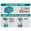 Batería 42V 2.0Ah y Cargador Rápido 42V 4A. Se venden 2 baterías y 1 cargador.