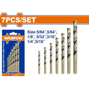 Brocas HSS Para Metal 5/64",5/64",1/8", 5/32",3/16",1/4",5/16". Set De 7 Piezas.