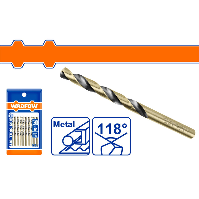 Brocas HSS Acero Alta Velocidad. Ideal para Metal. Se vende en Set