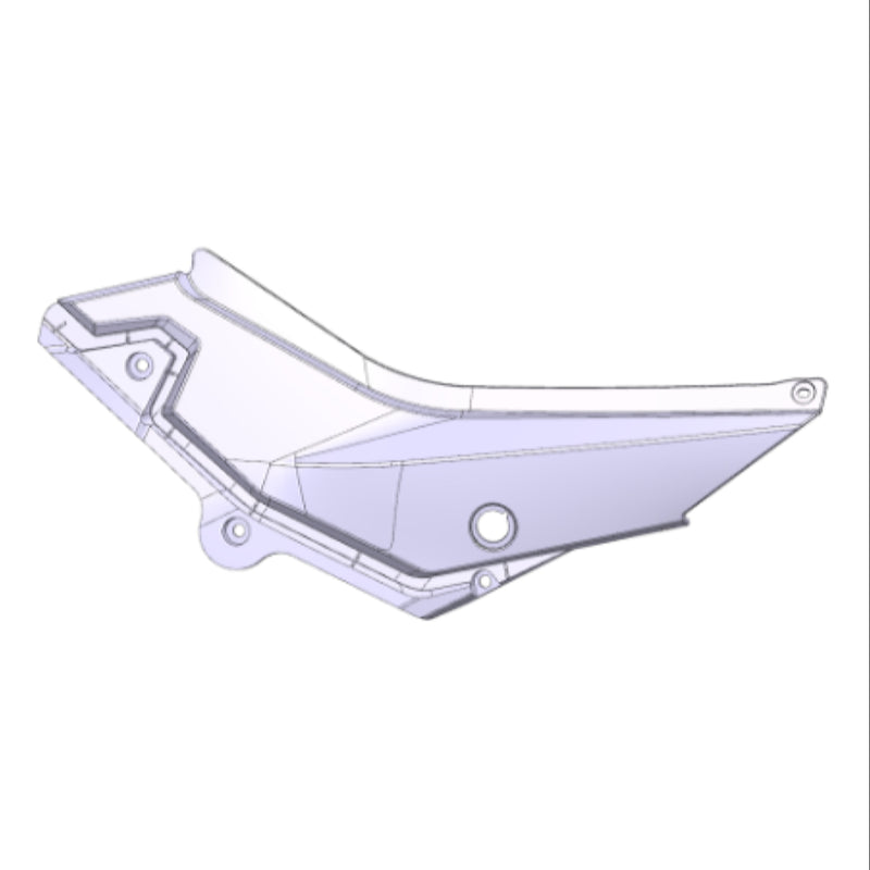 Cover lateral rojo izquierdo (VELTRAX 300)