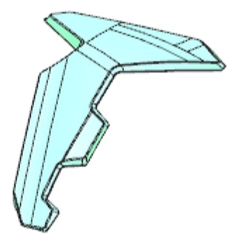 Covertor derecho verde del tanque (VELTRAX 300)