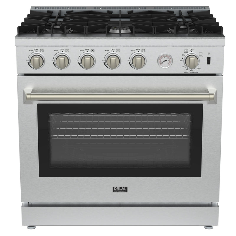 Estufa a gas Venecia 90. Color Inox.