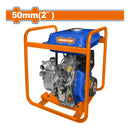 Bomba De Agua A Diesel 3.8 HP. Diámetro De Salida 2"  Flujo Max: 533 L/Min. Max. Elev. 30M