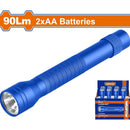 Linterna De Mano. 90Lm. Interruptor De Luz. Usa 2 Pilas Alcalinas AA. Peso 36G. D:23.5Mm/146Mm.